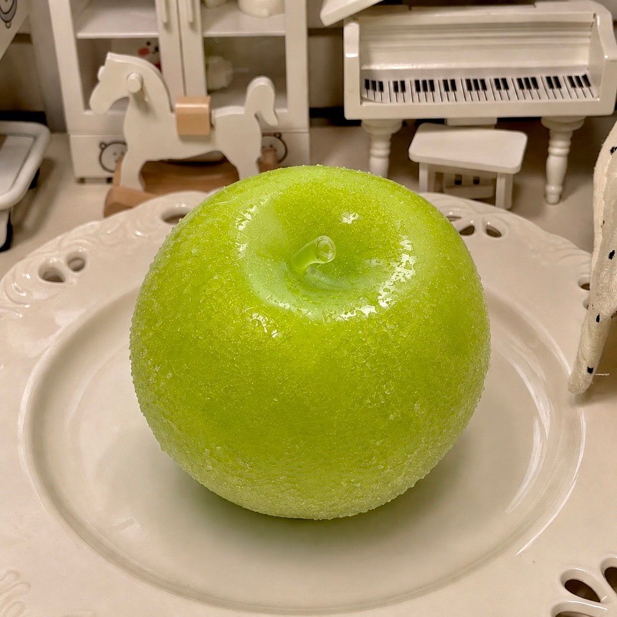 slushy snow crunch stress ball with soft sensory texture