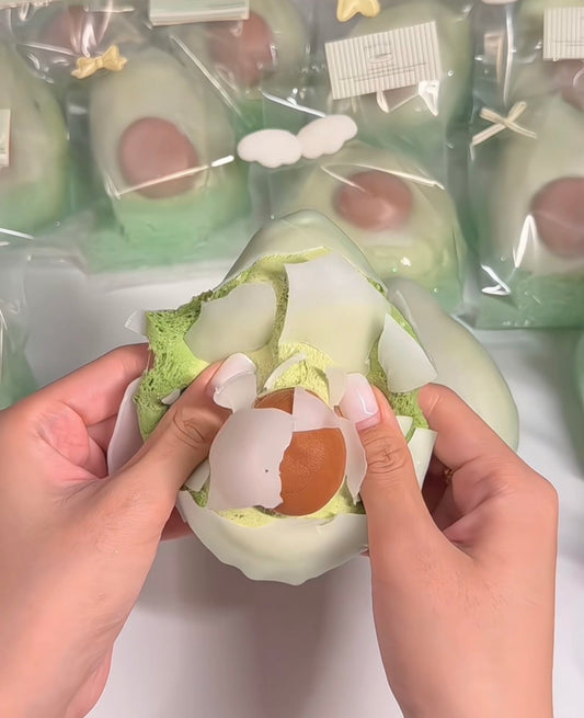 Avocado Cracking Clay Squishy