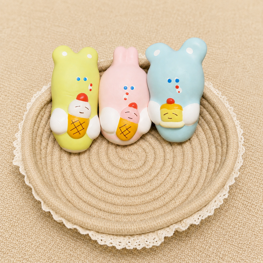 Cute baby bear slow rising squishy with soft foam texture for stress relief and sensory play
