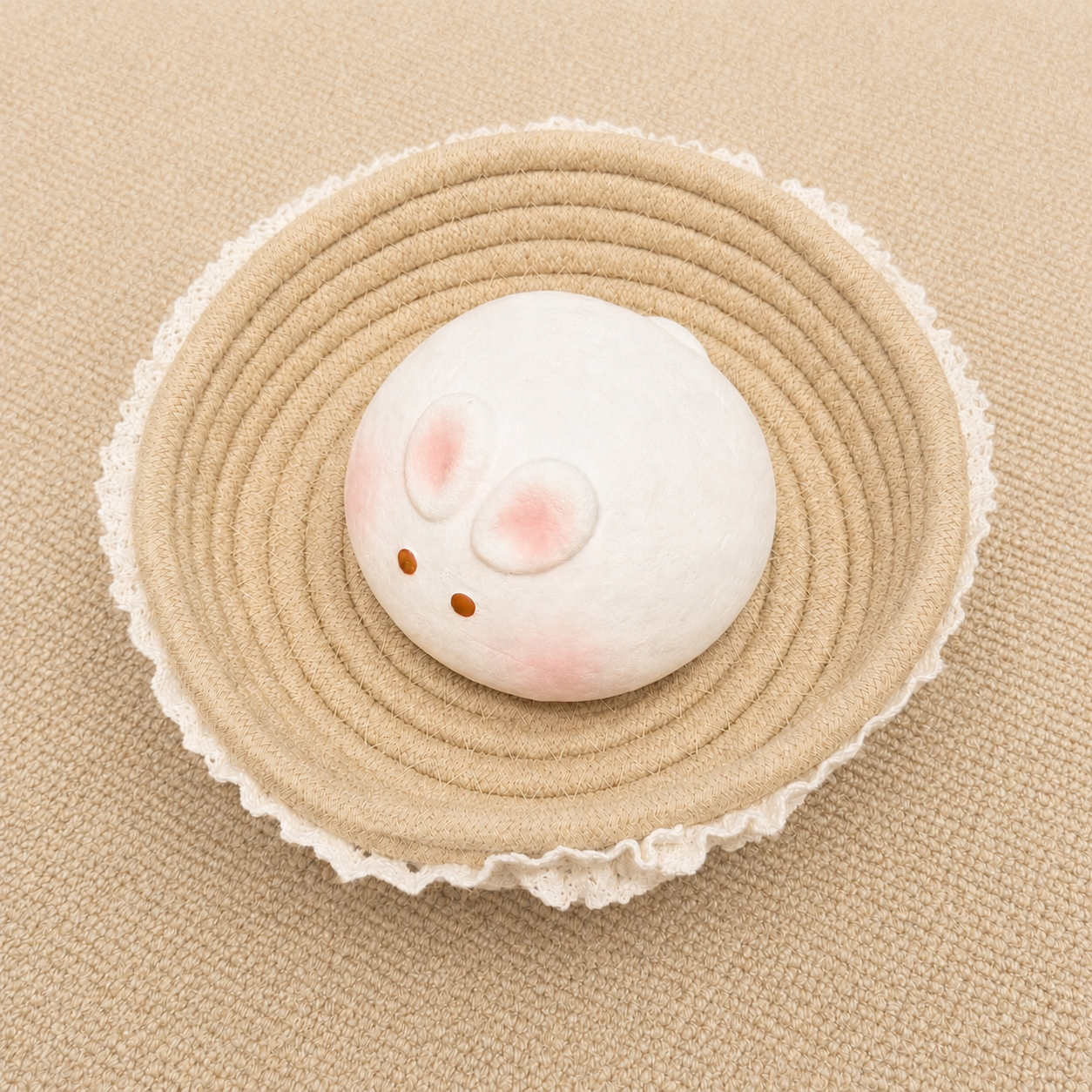 Cute bunny slow rising squishy with soft foam texture for stress relief and sensory play.